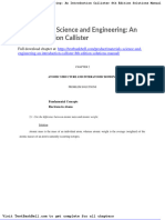 Materials Science and Engineering An Introduction Callister 8th Edition Solutions Manual