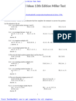 Mathematical Ideas 13th Edition Miller Test Bank