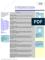 Standards Glossary. ISO 20000, IsO 27001, IsO 17799 +