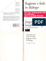 Jürgen Habermas, Joseph Ratzinger - Ragione e Fede in Dialogo-Marsilio Editori (2005)