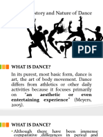 Brief History and Nature of Dance (Grade 12)