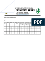 Format Kepatuhan Cuci Tangan