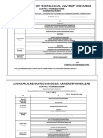 Time Table For MBA IV Sem Regular - Supply & III Sem Supply Exams September-2023