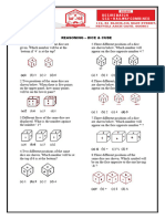 Reasoning - Dice & Cubes