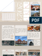 Beige White Elegant Collage January 2023 Calendar Organizer Desktop Wallpaper