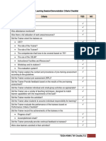 Facilitate Learning Session Checklist - FVM