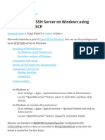 Installing SFTP - SSH Server On Windows Using OpenSSH - WinSCP