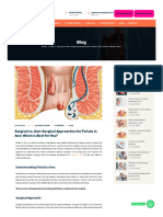 Surgical vs. Non-Surgical Approaches For Fistula in Ano: Which Is Best For You? - Dr. Samrat Jankar