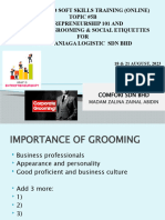 22 August 2023, Entrepreneurship 101 With Corporate Grooming & Etiquette, Pharmaniaga Logistics SDN BHD