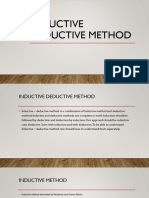 Inductive Deductive Methods