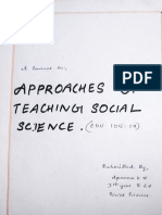 Approaches of Teaching Social Science