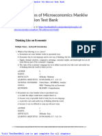 Principles of Microeconomics Mankiw 7th Edition Test Bank