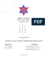 CFD Assignment 1D FDM, FVM, Fem