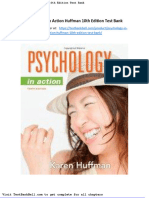 Psychology in Action Huffman 10th Edition Test Bank