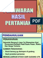 6 Penawaran Hasil Pertanian