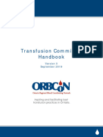 Transfusion Committee Handbook 2019 Final