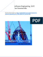 Quizzes For Software Engineering 10 e 10th Edition Ian Sommerville