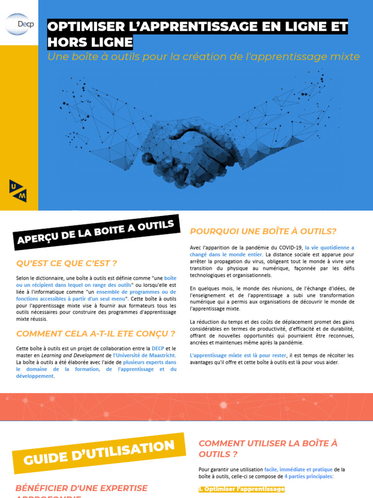 Efficacité de l'apprentissage mixte | PDF | Application | Apprentissage