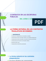 Contratos en Escritura Publica