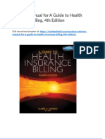 Solution Manual For A Guide To Health Insurance Billing 4th Edition