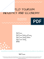 World Tourism Industry and Economy