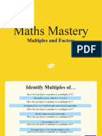 T2 M 1736 Year 5 Multiplication and Division Multiples and Factors Maths Mastery Activities PowerPoint - Ver - 1