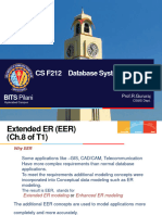 6-Extended ER Modeling and Mapping To Relationals