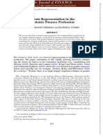 Sherman - Tookes-2022-The Journal of Finance-Female Representation in The Academic Finance Profession