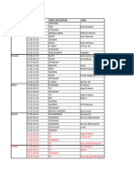 Jadwal Pelajaran Fase E7