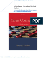 Solution Manual For Career Counseling A Holistic Approach 9th Edition