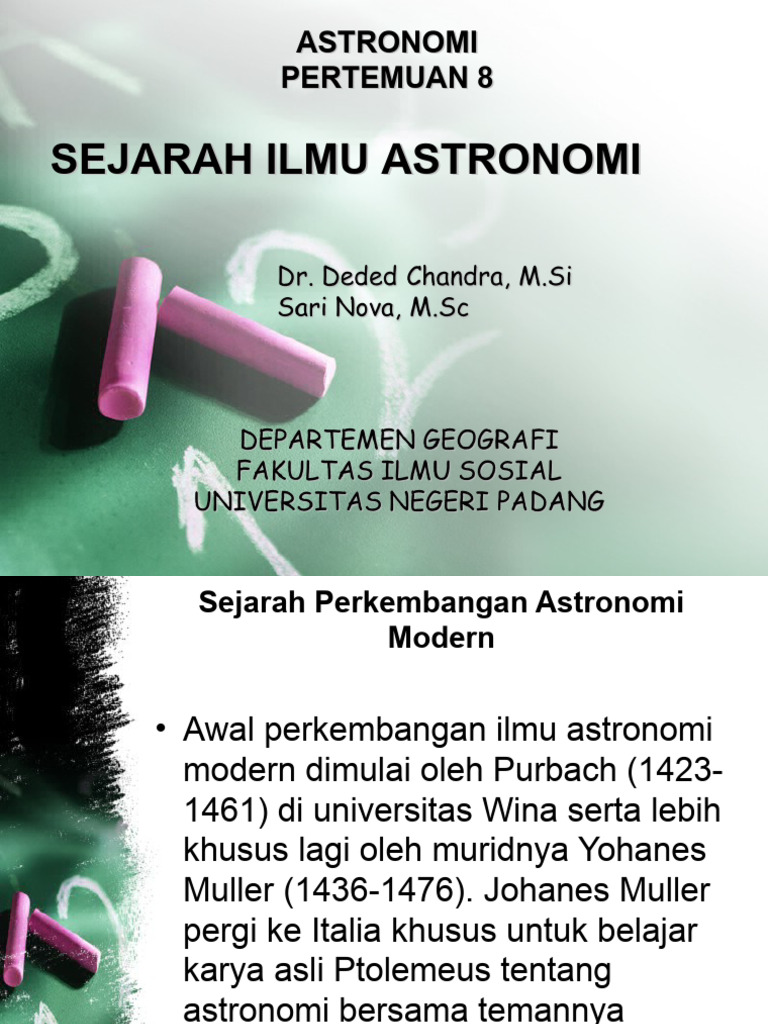 Sejarah Astronomi | PDF