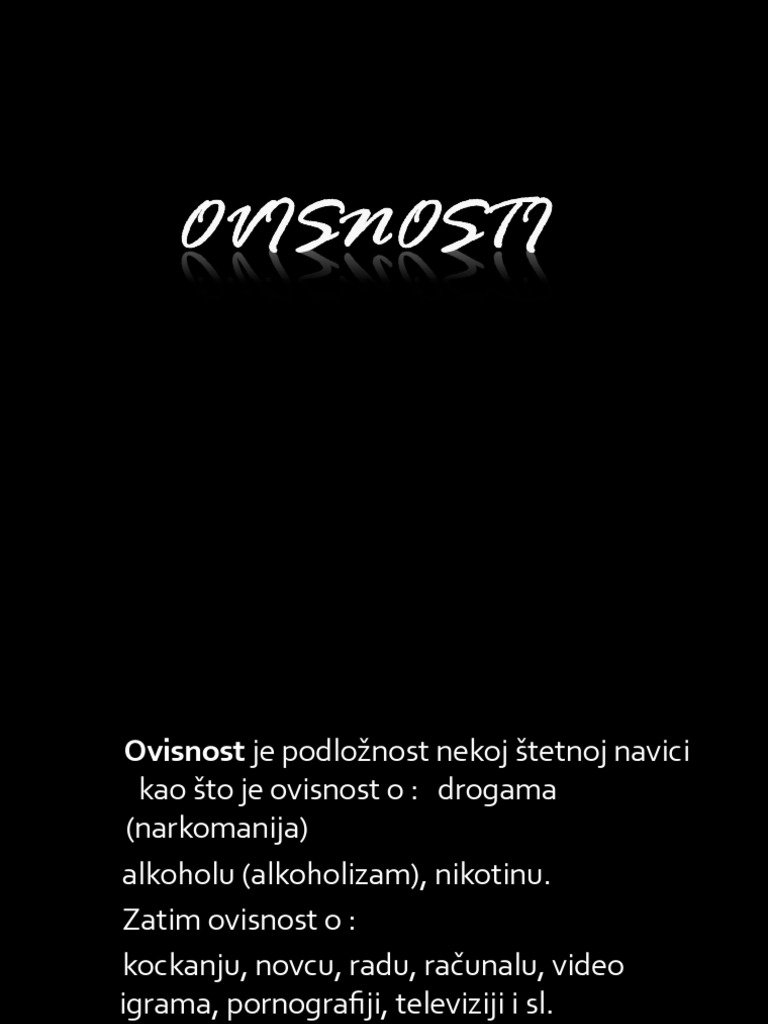 OVISNOSTI PDF