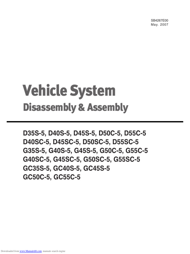 Vehicle System: Disassembly & Assembly | PDF | Valve | Piston