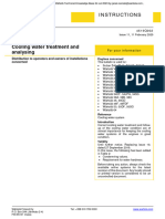 4619Q002 - Cooling Water Treatment and Analysing - External