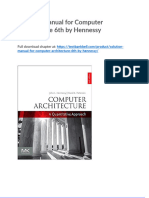 Solution Manual For Computer Architecture 6th by Hennessy