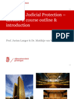European Judicial Protection - Lecture 1