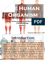 Lec 1 The Human Organism