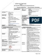 AFX-SDS-0021 Argon Safety Data Sheet July 2022