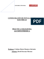 Práctica Soldadura Aluminotérmica David Serrano