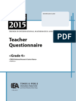 Teacher Questionnaire