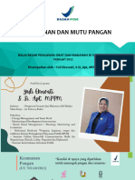 Keamanan Dan Mutu Pangan - Dinkes Sby - Feb 2022