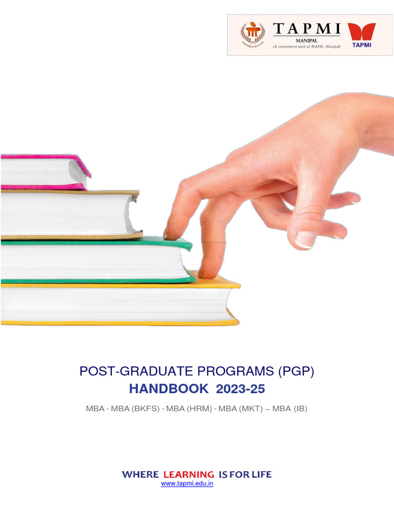 Pgp Handbook Batch 2023 25 Pdf Analytics Economies