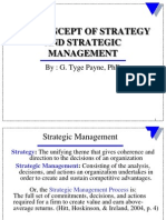 The Concept of Strategy (1) Fall 2009