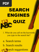 Search Engines Quiz