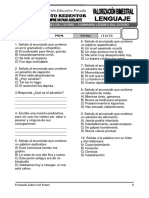 EXAMEN IV BIMESTRE DE LENGUAJE - 6to Ok