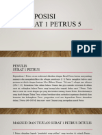 Tugas Eksposisi PB 2 1 Petrus 5