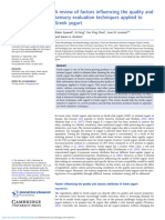 A Review of Factors Influencing The Quality and Sensory Evaluation Techniques Applied To Greek Yogurt