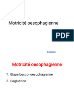 Motricité Oesophagienne 2021