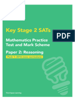 KS2 SATs Practice Paper 2 Reasoning (Pack 1)