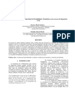 Análisis Didáctico Del Trabajo Final de Probabilidad y Estadistica en La Carrera de Ingeniería Civil